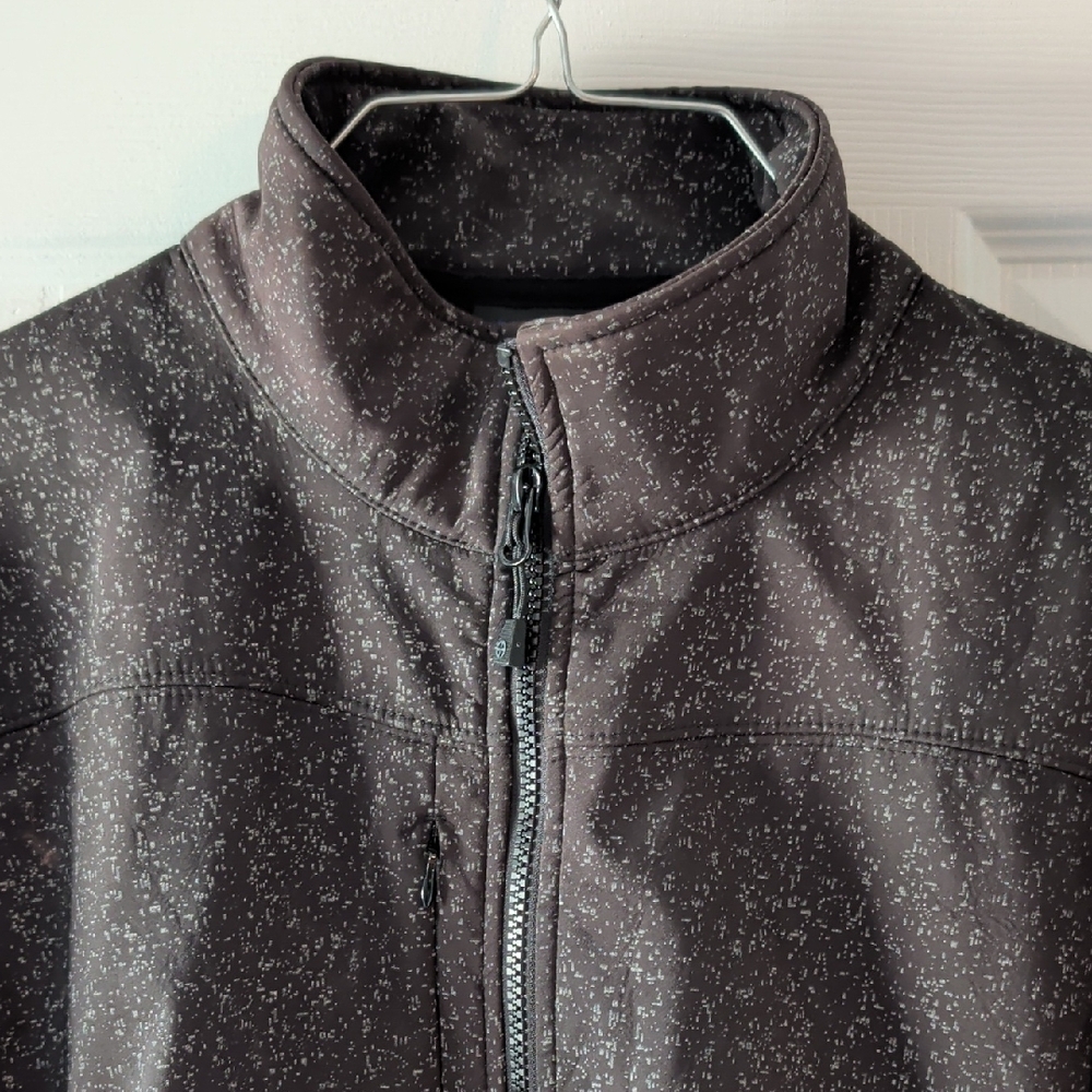 Speckled Black Reflective Utility Jacket - Picture 4 of 5